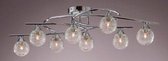 LOTTO Plafondlamp G9 8x Zilver