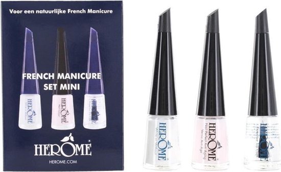 Herome Kit French Manucure Mini - Kit de Voyage - Pour Une French Manucure  Dans 3... | bol.com