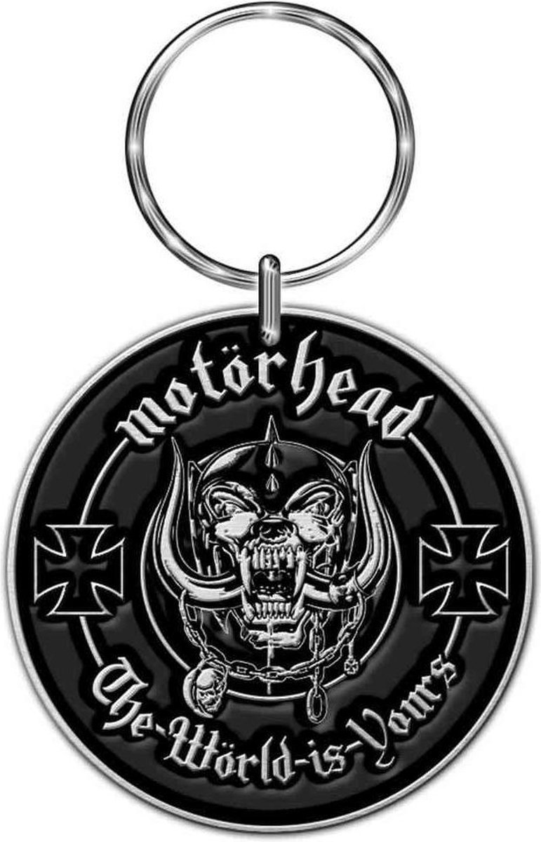 Motörhead The World Is Yours Unisex Sleutelhanger - Neutraal - Standard
