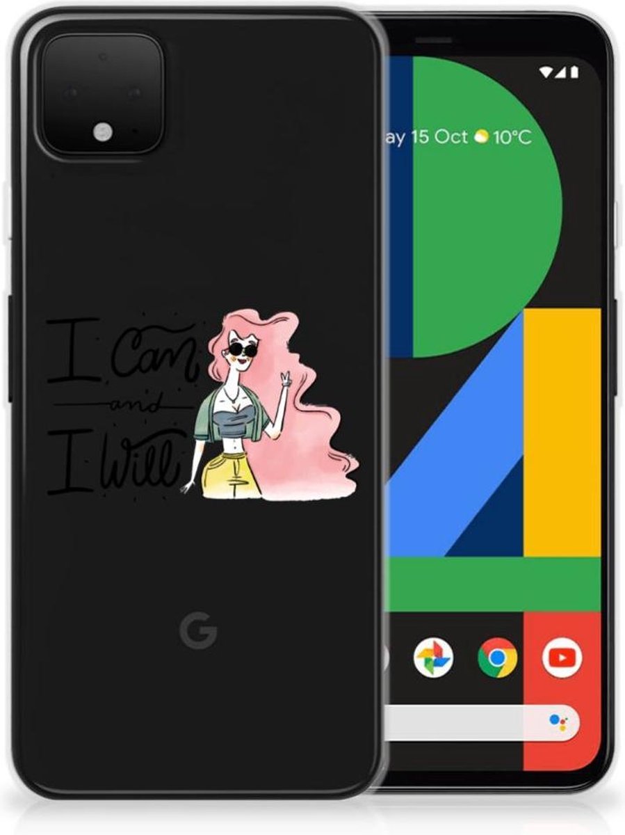 Google Pixel 4 XL Telefoonhoesje met Naam i Can