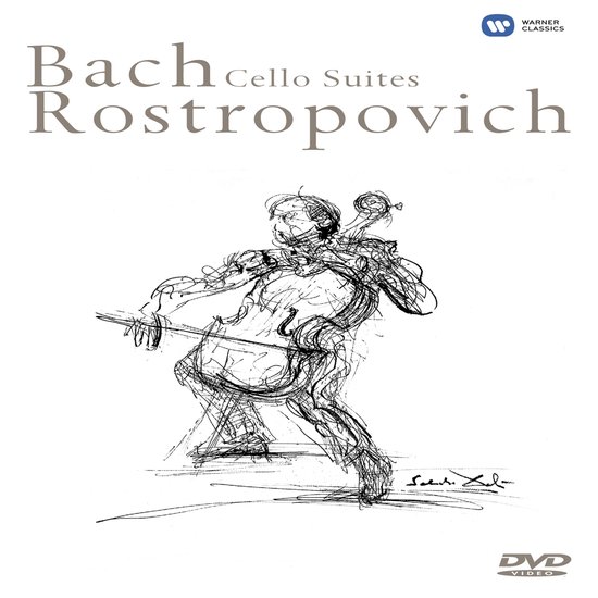 Cover van de film 'Rostropovich - Bach Cello Suites'