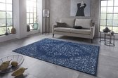 Vintage vloerkleed Pandeh - donkerblauw 160x230 cm