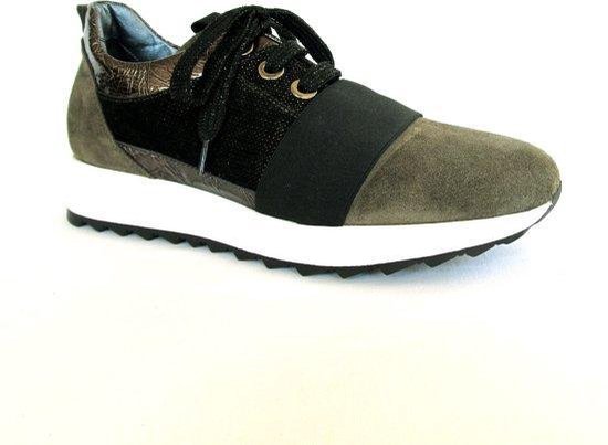 Tine's Sneakers groen en zwart mt.37 | bol.com
