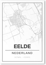 Poster/plattegrond EELDE - 30x40cm