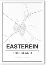 Poster/plattegrond EASTEREIN - 30x40cm