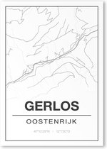 Poster/plattegrond GERLOS - A4