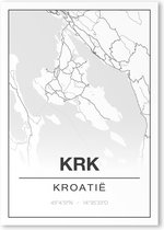 Poster/plattegrond KRK - A4