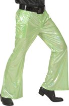 Groene glitter disco broek voor mannen - Volwassenen kostuums