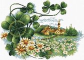 Borduurpakket Scenery Clover voorbedrukt - Needleart World