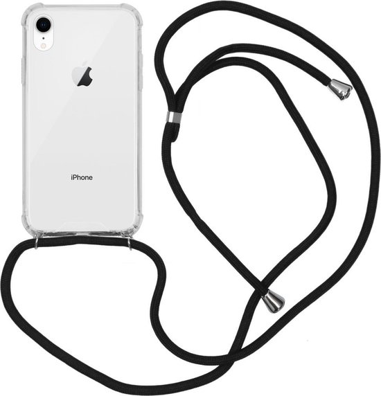 iMoshion Backcover met koord iPhone Xr hoesje - Zwart | bol.com