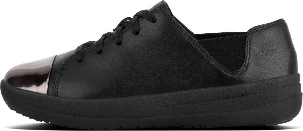 FitFlop Dames Veterschoenen - Zwart - Maat 37 | bol.com