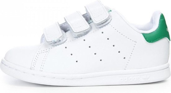 adidas Stan Smith CF I Sneakers Kinderen - Ftwr White/Ftwr White/Green | bol