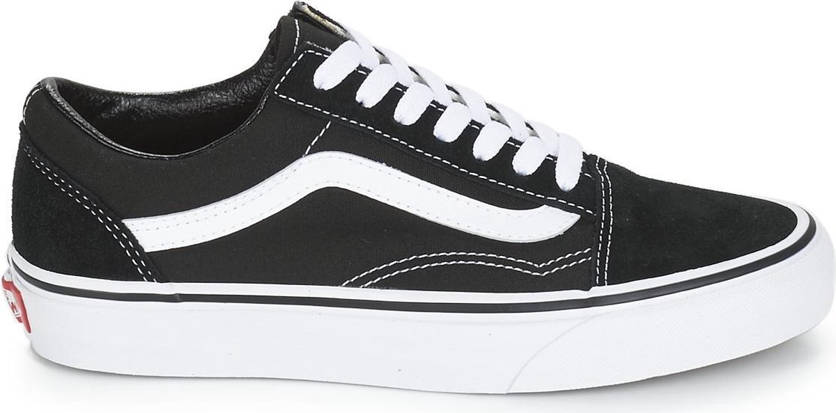 Vans Old Skool Sneakers - Unisex - Zwart/Wit - Maat 38.5