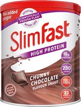 Slim Fast SlimFast Meal Replacement Powder - Maaltijdvervanger - Eiwitshake - 438 gram (12 shakes) - Chocolade