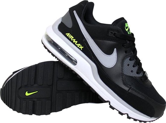 impliciet parlement Sortie Nike Air Max Wright sneakers jongens zwart/grijs | bol.com