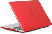 Apple MacBook Pro 13 (2016-2019) Case - Mobigear - Glossy Serie - Hardcover - Rood - Apple MacBook Pro 13 (2016-2019) Cover