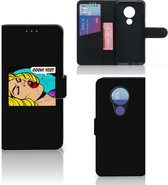 Wallet Case met Pasjes Nokia 7.2 | Nokia 6.2 Popart Oh Yes