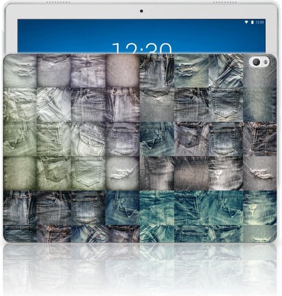 Belle Siliconen Lenovo Tab P10 Jeans