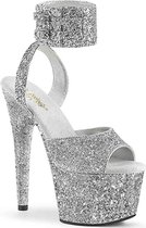 Pleaser Hoge hakken -37 Shoes- ADORE-791LG Zilverkleurig