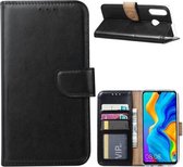 Xssive Hoesje voor Huawei P30 Lite - Book Case - Zwart