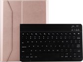 Tablet Hoes Case Cover met bluetooth toetsenbord zwart voor Apple iPad Air / Air 2 / Pro 9.7 / 9.7 2017 / 9.7 2018 - Rose Goud
