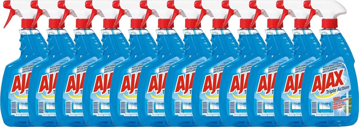 Ajax Triple Action spray nettoyant pour vitres - 750ML