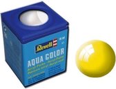 Revell Aqua  #12 Yellow - Gloss  - RAL1018 - Acryl - 18ml Verf potje