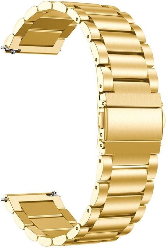 Just in Case Metalen armband voor Huawei Watch GT 2 42mm - Goud