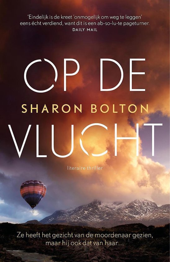 Boek cover Op de vlucht van Sharon Bolton (Paperback)