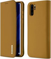 Huawei P30 Pro hoesje - Dux Ducis Wish Wallet Book Case - Bruin