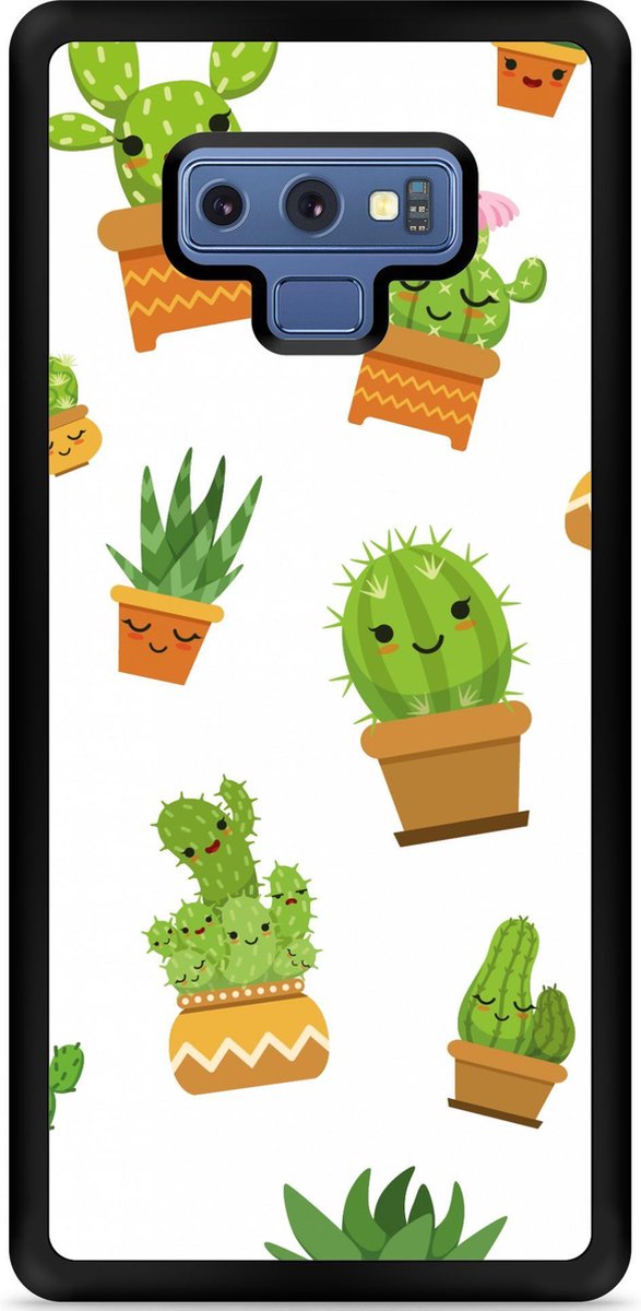 Galaxy Note 9 Hardcase hoesje Happy Cactus