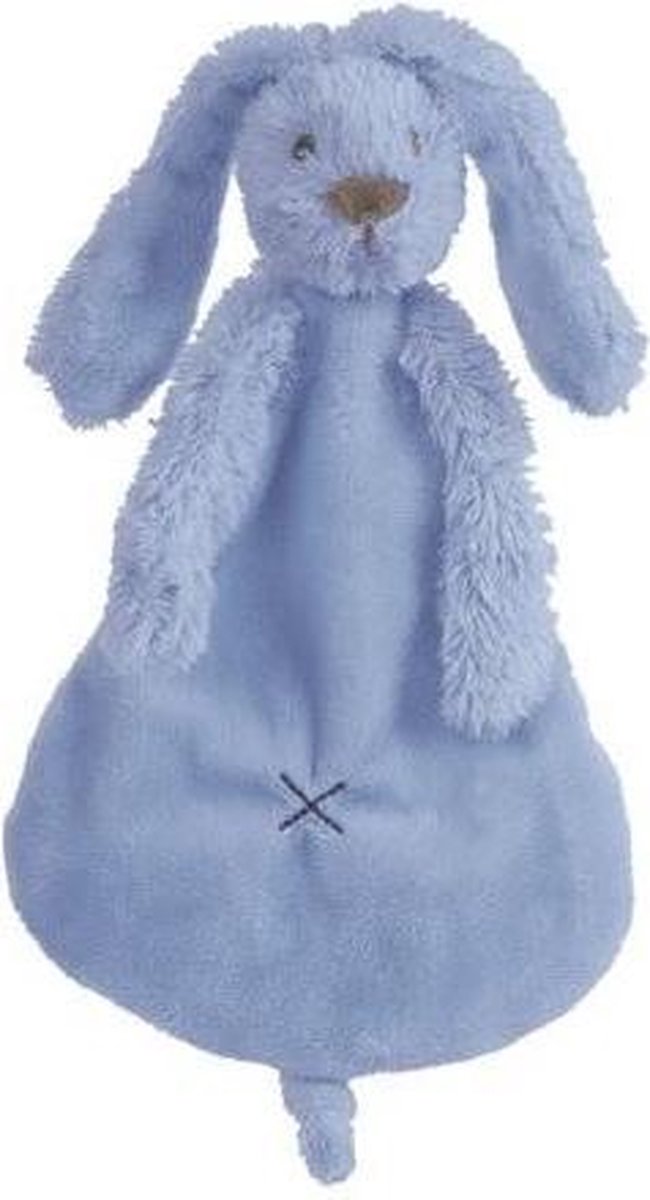 Happy Horse Geschenkverpakking Konijn Richie Donkerblauw Knuffel no. 1 - 28 cm / Knuffeldoekje - 33 cm van Happy Horse — afbeelding 3