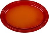 LE CREUSET - Aardewerk - Ovale serveerschaal 46cm Oranje