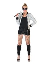 donker Manoeuvreren Janice ESPA - Zilverkleurige glitter jas voor volwassenen - Volwassenen kostuums |  bol.com