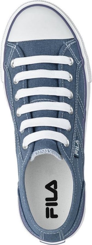 FILA Dames Blauwe canvas sneaker - Maat 37 | bol.com