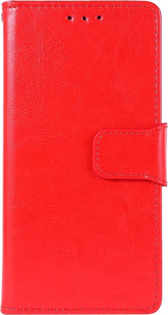 Shop4 - Realme 3 Pro Hoesje - Wallet Case Business Rood