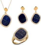 Orphelia  SET-7468/60 - Meerdelige set (3 of meer artikelen) - Zilver 925 - Lapislazuli - 42+3 cm