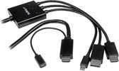 StarTech HDMI, DisplayPort of Mini DisplayPort naar HDMI adapter kabel - 2 m