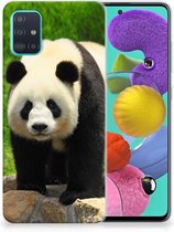 Geschikt voor Samsung Galaxy A51 TPU Hoesje Panda