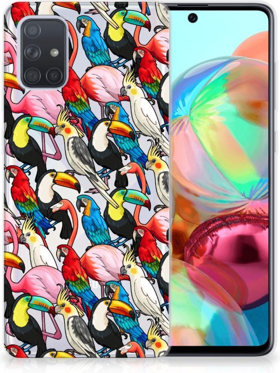 Samsung Galaxy A71 TPU Hoesje Birds