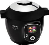 Bol.com Krups COOK4ME+ CONNECT multi cooker 6 l Zwart Chroom aanbieding
