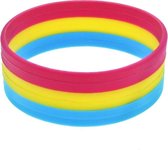 Zac's Alter Ego Armband Pansexual Silicon Multicolours