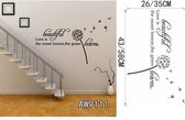 3D Sticker Decoratie Live Laugh Love Quotes Muurstickers Zooyoo1002 Home Decoraties Adesivo De Paredes Verwijderbare Diy Muurstickers Citaat Zeggen Woorden - AW9111 / Small