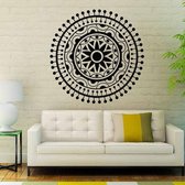 3D Sticker Decoratie Mandala Om Yoga Flower Sign Wall Sticker Home Decor Wall Art Vinyl Wall Decals Decoration Mural - Green