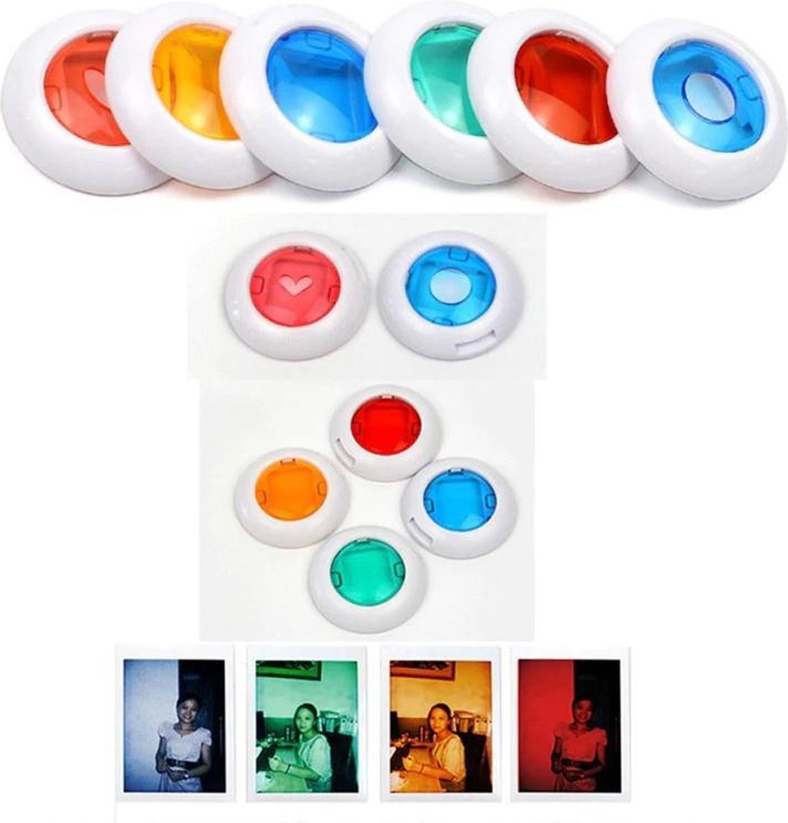 CloseUp Kleuren Filter Set Geschikt Voor Fujifilm Instax Mini 7S/8/8