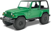 Revell Modelbouwset Jeep Wrangler Rubicon 1:25 Groen 10-delig