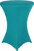 Statafelrok turquoise 80 cm per 10