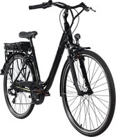 Bol.com Adore E-Bike 28" Adore Versailles - Zwart/Groen - 48 aanbieding