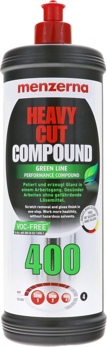 Menzerna Heavy Cut Compound 400 Green Line VOC-Free - 1000ml