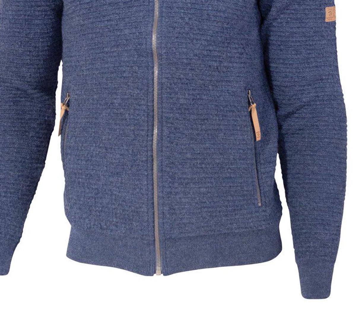 Ivanhoe vest Morel Hood Male voor heren van wol Blauw